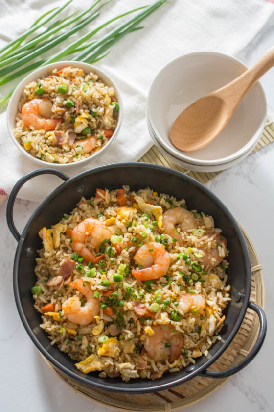 Bacon Fried Rice - A step-by-step guide by Wok & Skillet