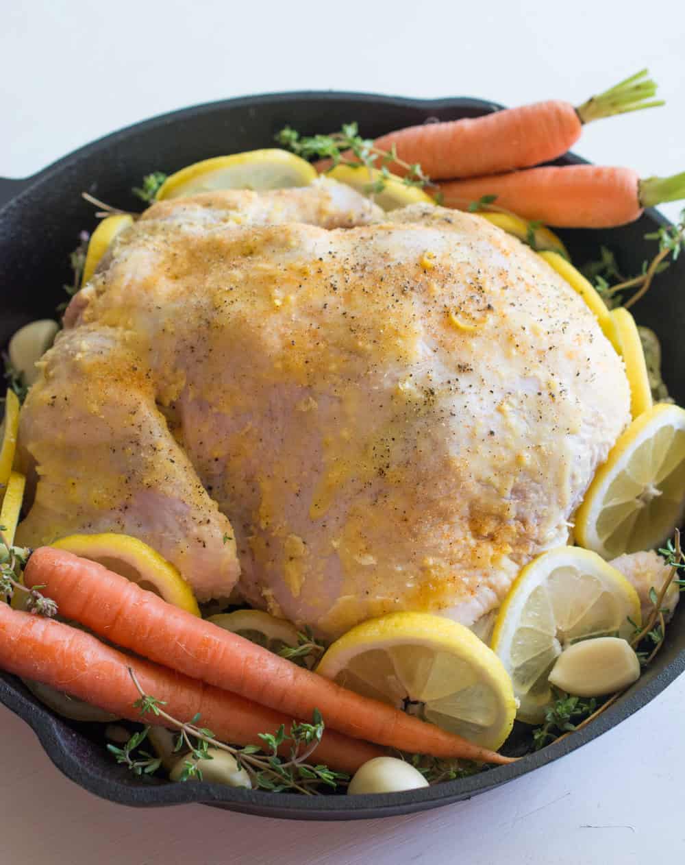 Lemon Roasted Chicken - Wok & Skillet