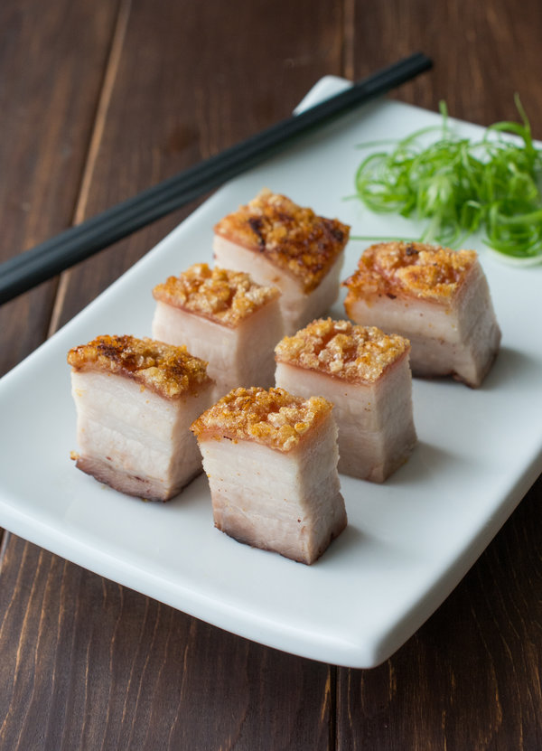 Crispy Roasted Pork Belly (Siew Yoke) - Wok & Skillet