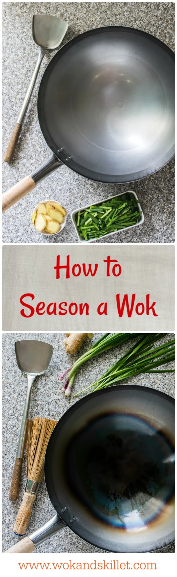 How to season a wok ((how to make your traditional wok non-stick) 