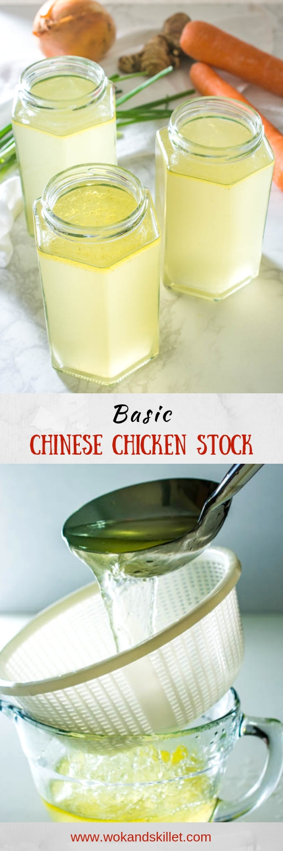 Basic Chinese Chicken Stock - Wok & Skillet