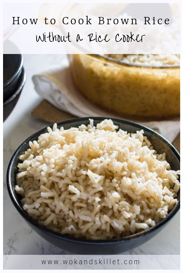 How to Cook Brown Rice Without a Rice Cooker - Wok & Skillet