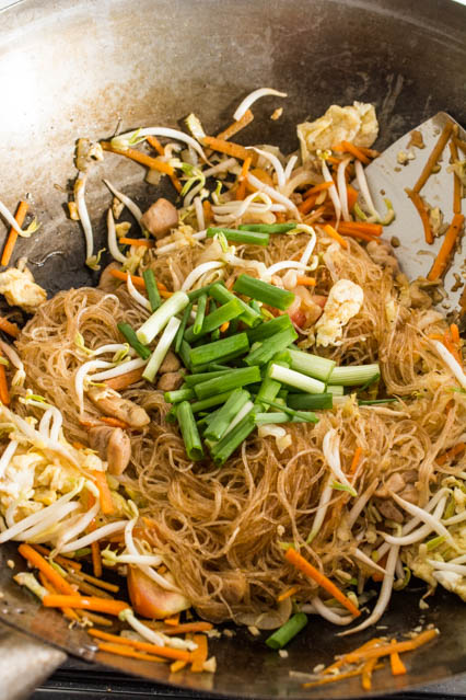 Pad Woon Sen (Thai Stir Fried Glass Noodles) - Wok & Skillet