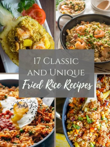 Fried Rice Recipe Roundup Pin