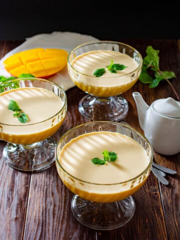 chinese mango pudding