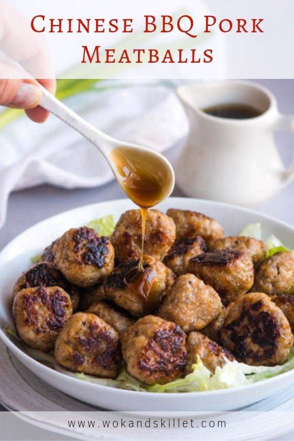 Chinese BBQ Pork Meatballs | Wok & Skillet