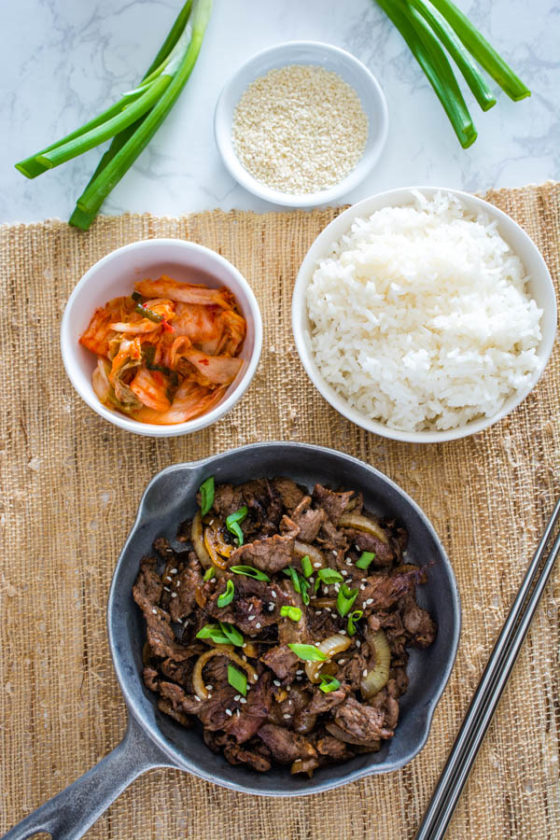 Korean Beef Bulgogi - Wok & Skillet