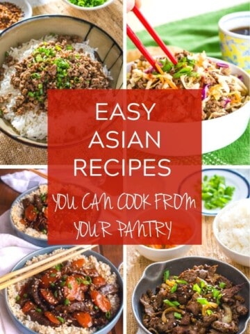 easy asian recipes pin