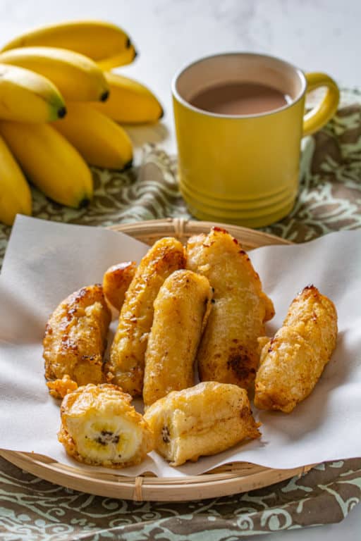 Pisang Goreng (Banana Fritters) - Wok & Skillet