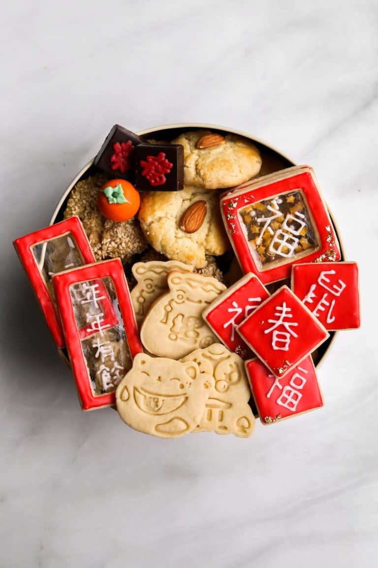 handmade chinese new year cookies