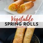 vegetable spring rolls pin