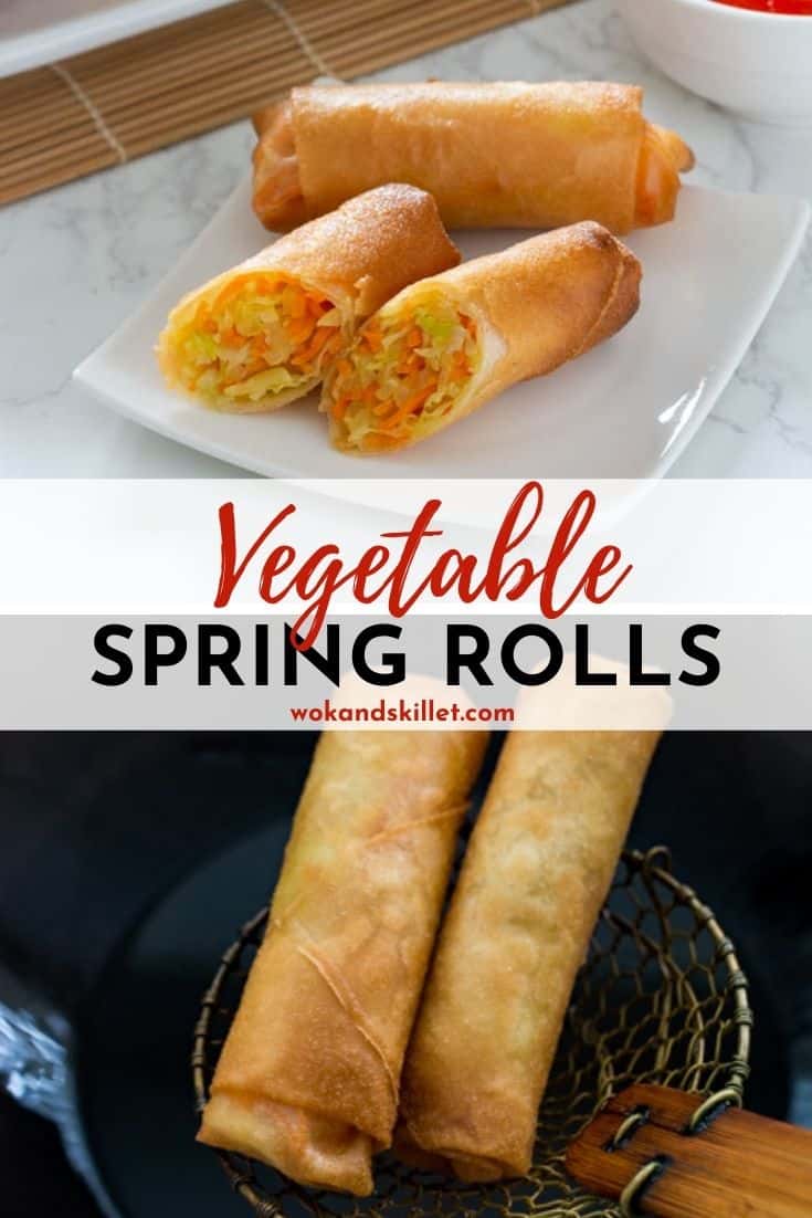 Vegetable Spring Rolls Recipe - Wok & Skillet