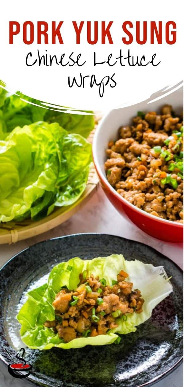 Pork Yuk Sung (Chinese Lettuce Wraps) - Wok & Skillet