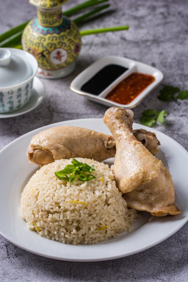 Instant Pot Hainanese Chicken Rice Wok Skillet