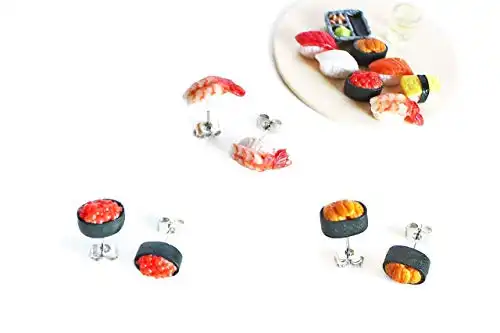 Sushi Stud Earrings