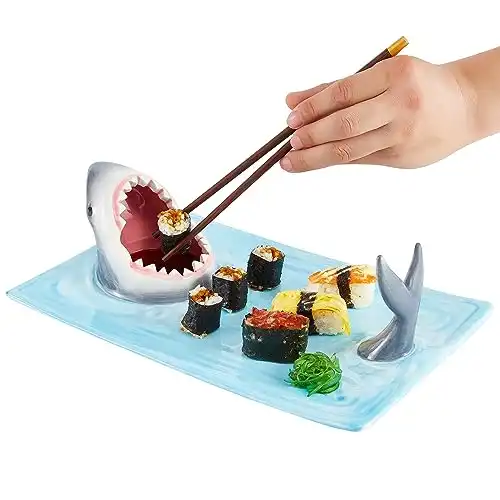 Shark Attack Sushi Plate