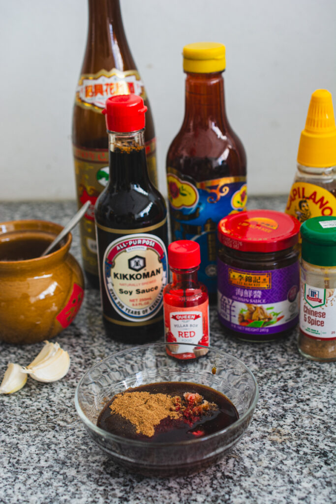 ingredients for char siu marinade