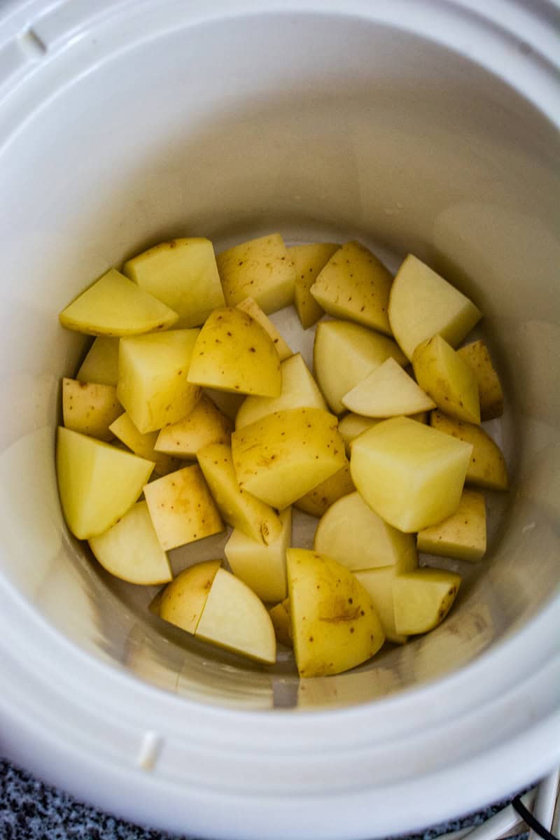 potatoes in a slow cooker